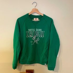 ‘47 Brand, Small, Green, Notre Dame Sweatshirt